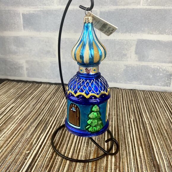 Christopher Radko Russian Chapel Limited Edition Blown Glass 1998 Ornament - Picture 1 of 10